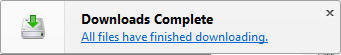 Download Complete (firefox)